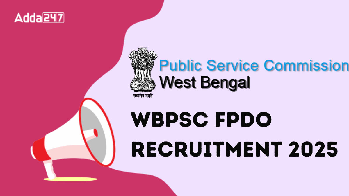 WBPSC FPDO Recruitment 2025