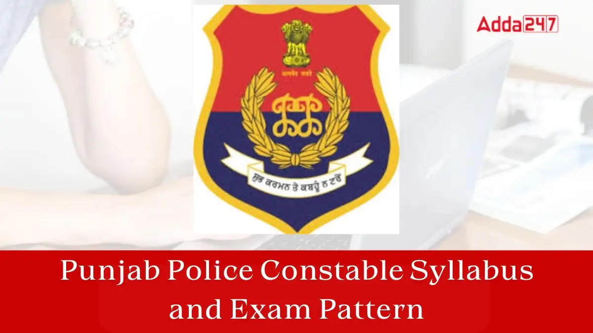 Punjab Police Constable Syllabus