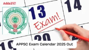 APPSC Exam Calendar 2025