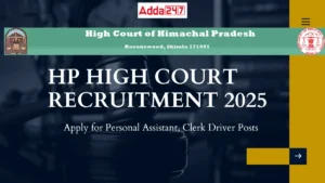 HP High Court Recruitment 2025