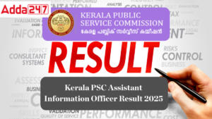 Kerala PSC Assistant Information Officer Result 2025