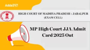 MP High Court JJA Admit Card 2025 Out