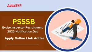 psssb excise inspector notification 2025