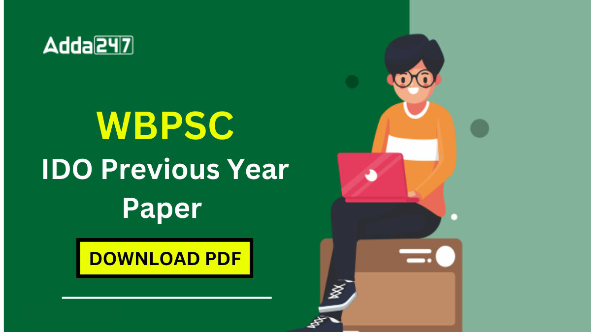 WBPSC IDO Previous Year Question Papers