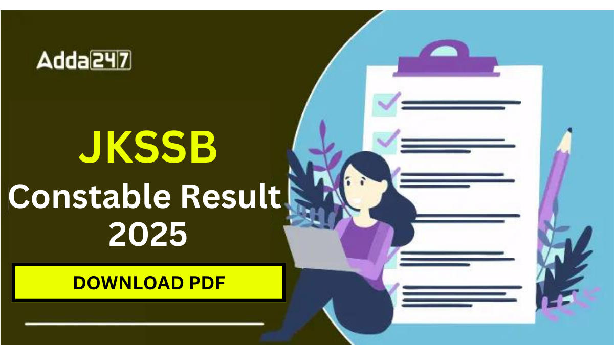 JKSSB Constable Result 2025