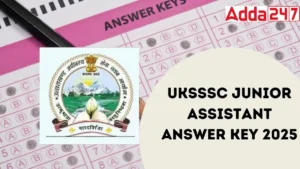 UKSSSC Junior Assistant Unofficial Answer Key 2025