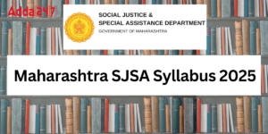 Maharashtra SJSA Syllabus 2025