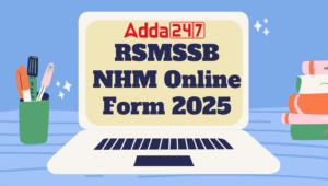 RSMSSB NHM Online Form 2025