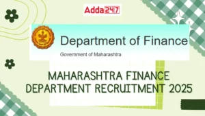 Maharashtra Finance Department Recruitment 2025