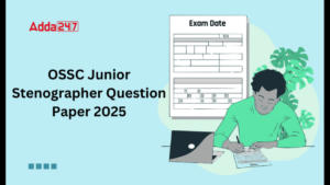 OSSC Junior Stenographer Question Paper 2025