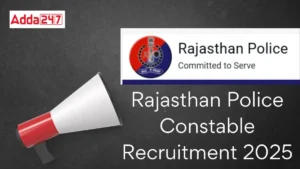 rajasthan police constable recruitment 2025