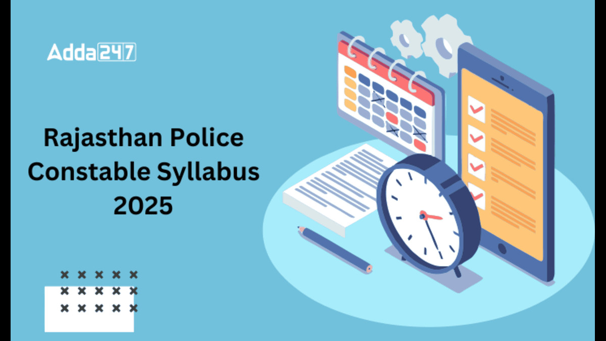 Rajasthan Police Constable Syllabus