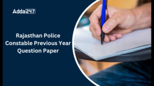 Rajasthan Police Constable Previous Year Question Paper