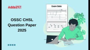 OSSC CHSL Question Paper 2025