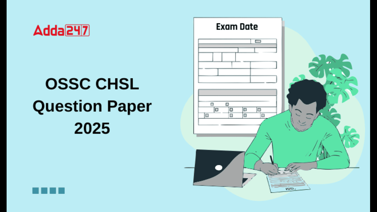 OSSC CHSL Question Paper 2025