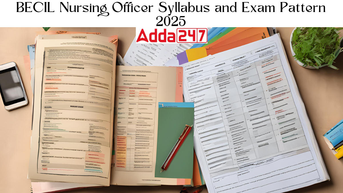 BECIL Nursing Officer Syllabus