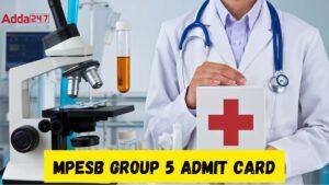 MPESB Group 5 Admit Card