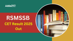 RSMSSB CET Result 2025