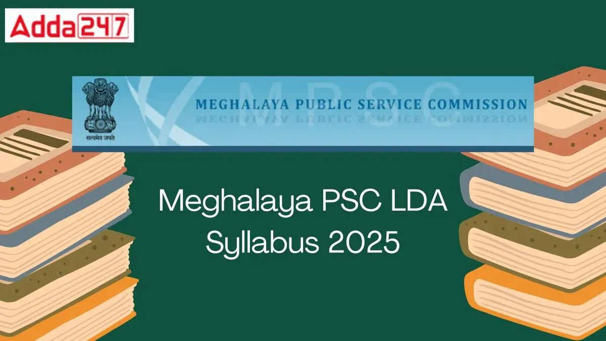 meghalaya psc lda syllabus 2025