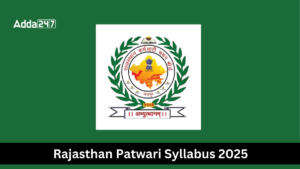 Rajasthan Patwari Syllabus