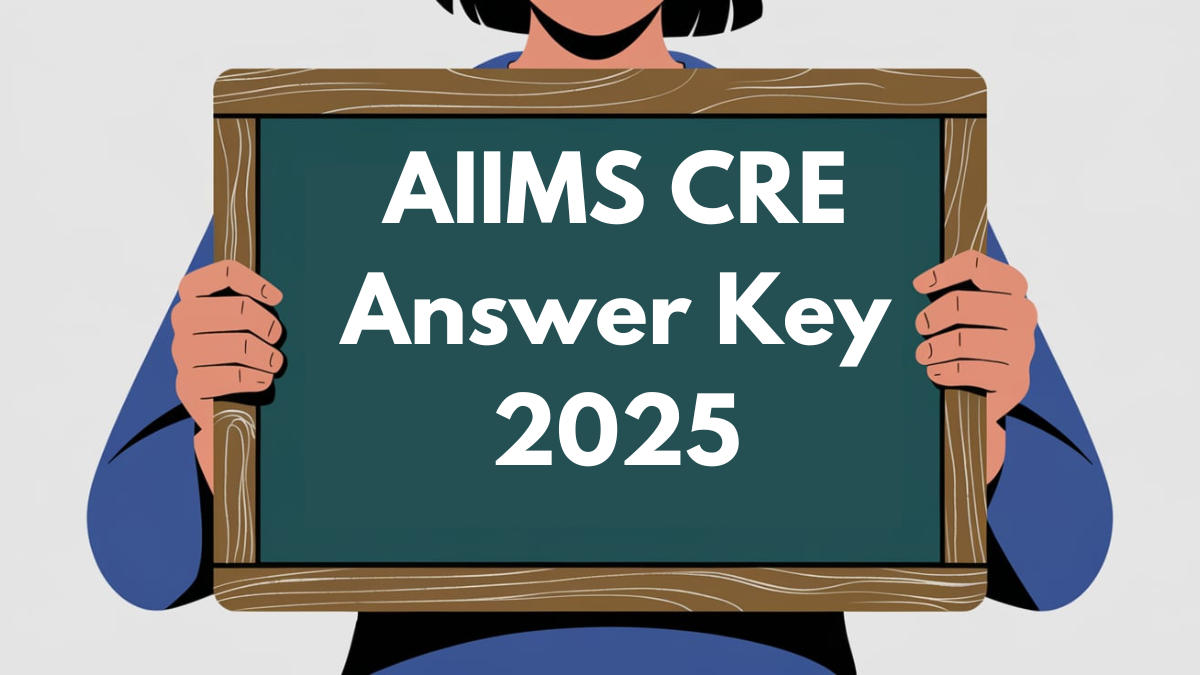 AIIMS CRE Answer Key 2025