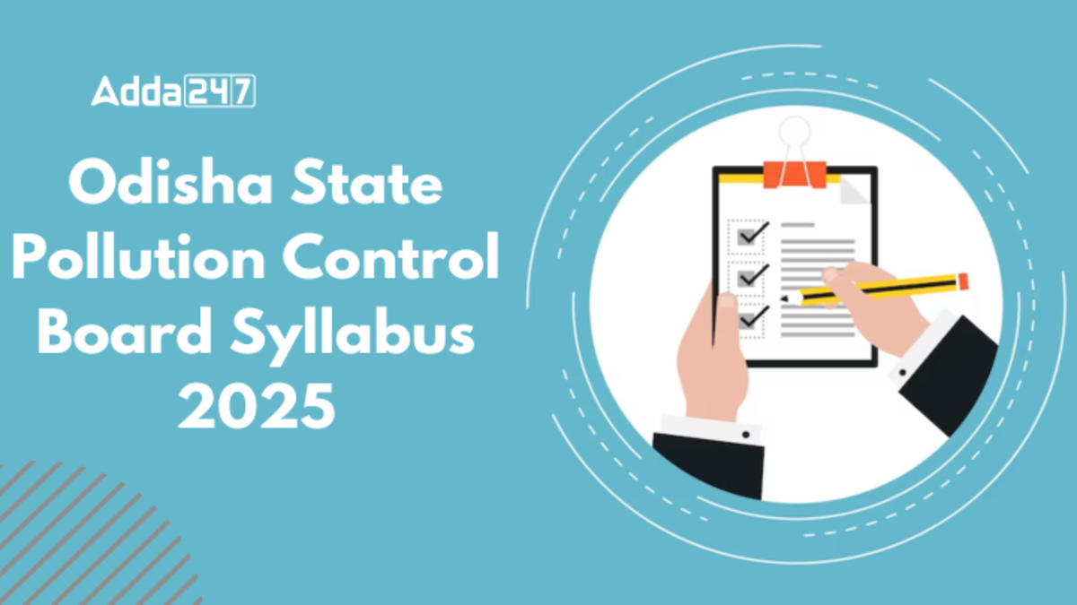 Odisha State Pollution Control Board Syllabus