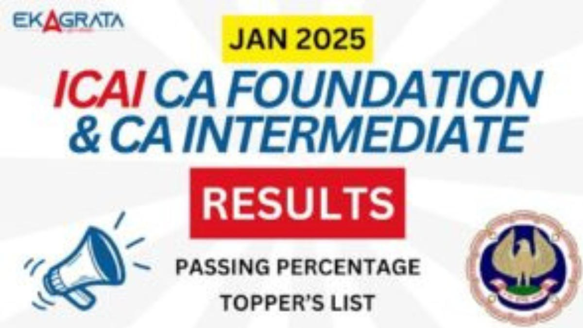 ICAI CA Foundation & Intermediate Result 2025 Out