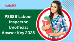 PSSSB Labour Inspector Answer Key 2025