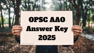 OPSC AAO Answer Key 2025