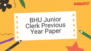 BHU Junior Clerk Previous Year Paper