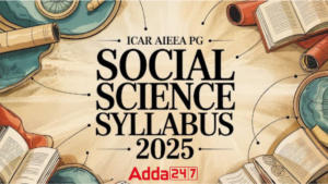 ICAR AIEEA PG Social Science Syllabus