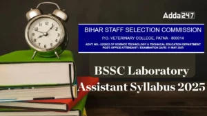 BSSC Laboratory Assistant Syllabus 2025