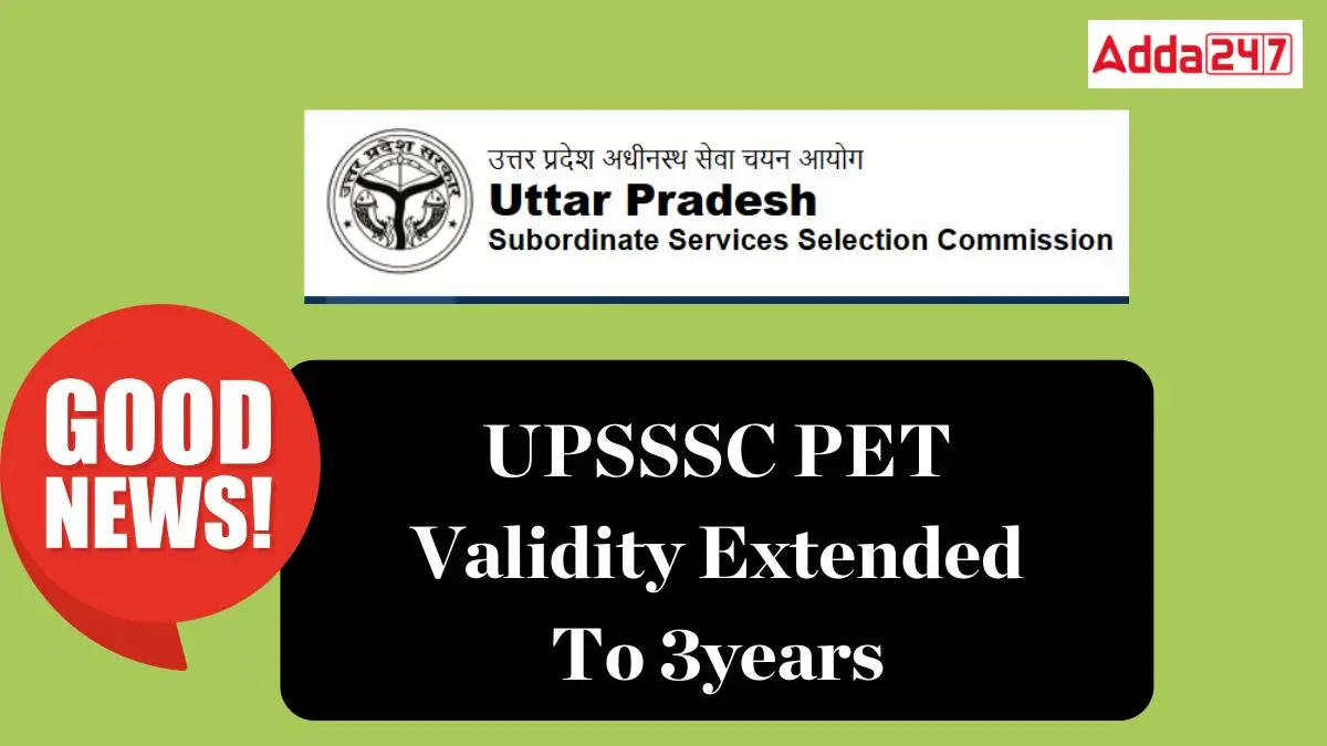 UPSSSC PET Certificate Validity