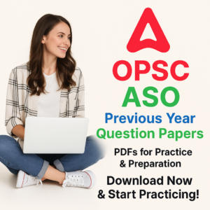OPSC ASO Previous Year Question Papers, Download PDF