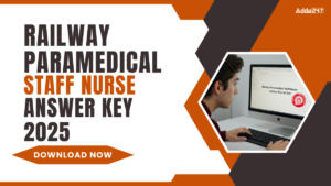 Railway Paramedical Staff Nurse Answer Key 2025 Out