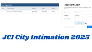 JCI City Intimation 2025