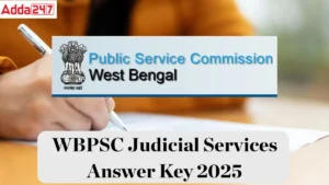 West Bengal Judicial Services Answer Key 2025