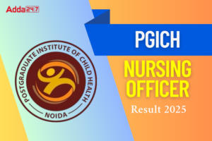 PGICH Nursing Officer Result 2025