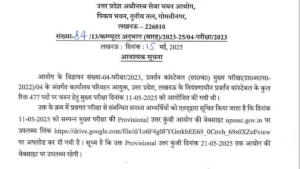 UPSSSC Enforcement Constable Answer Key 2025 Out, Download PDF