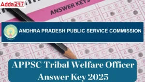 APPSC Tribal Welfare Officer Answer Key 2025