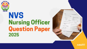 NVS Nursing Officer Question Paper