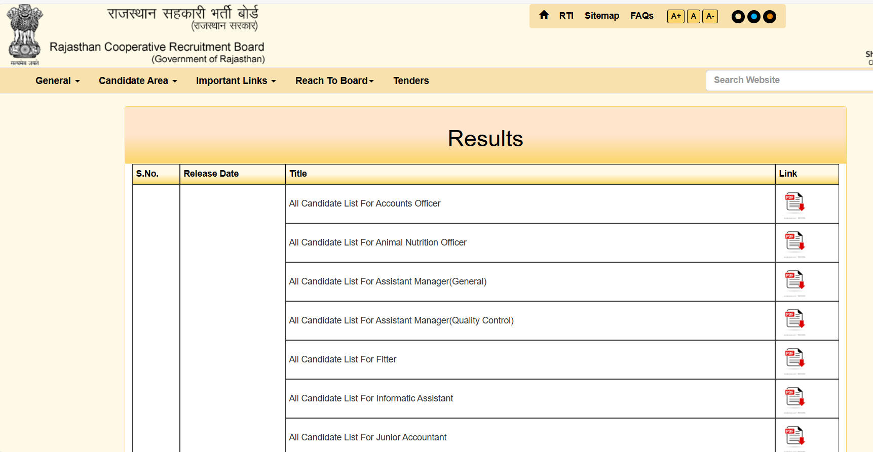 rajasthan rajfed result 2025