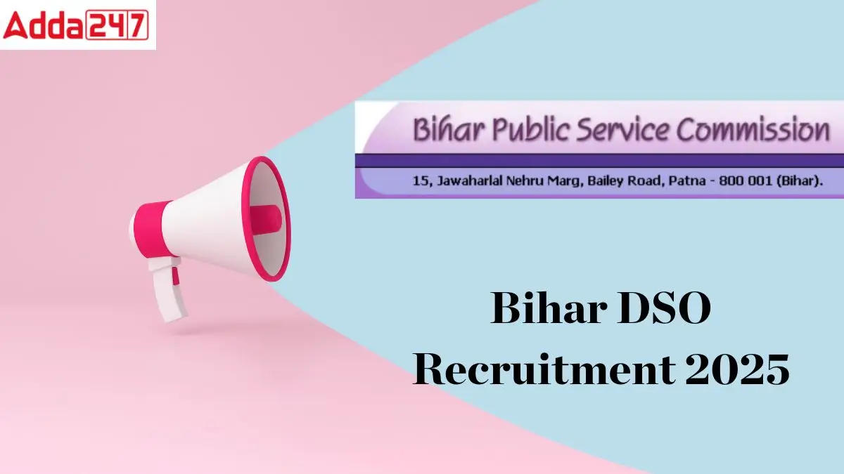 Bihar DSO Recruitment 2025