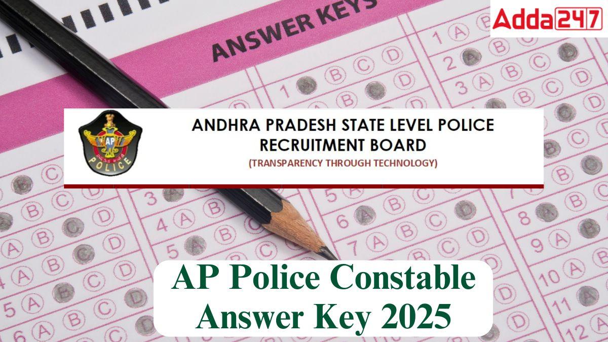 ap police constable answer key 2025