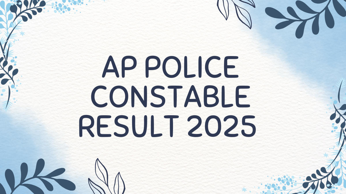 AP Police Constable Result 2025