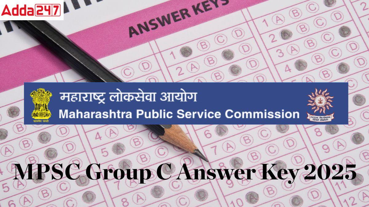 MPSC Group C Answer Key 2025