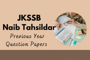 JKSSB Naib Tahsildar Previous Year Question Paper