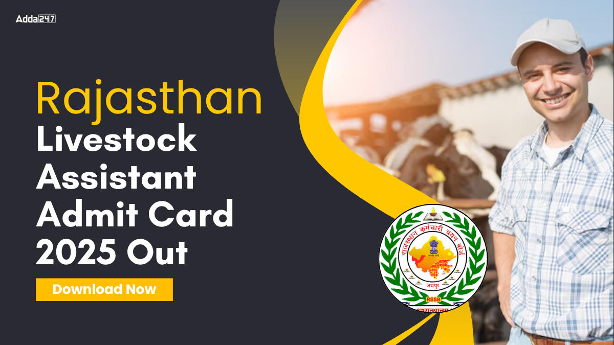 Rajasthan Livestock Assistant Admit Card