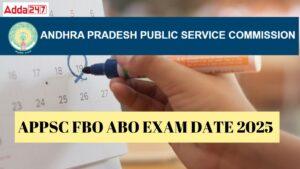 APPSC FBO ABO Exam Date 2025