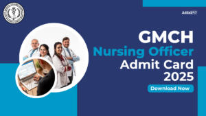 GMCH Nursing Officer Admit Card 2025